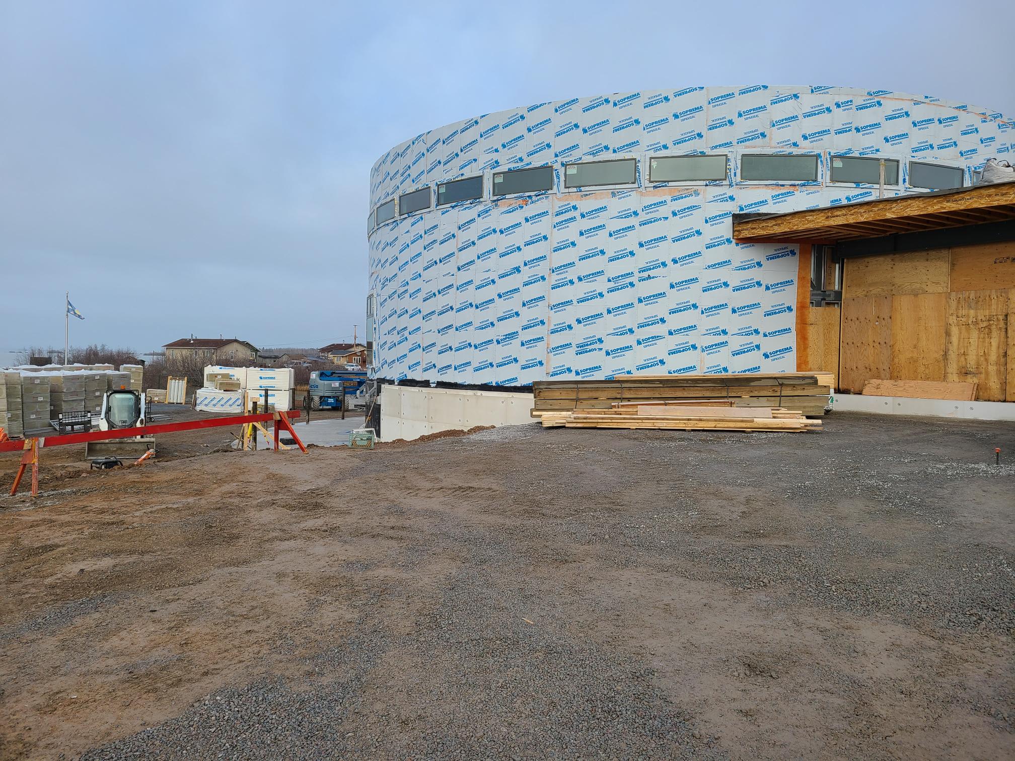 Photos of the Behchokǫ̀ Sportsplex Renovation