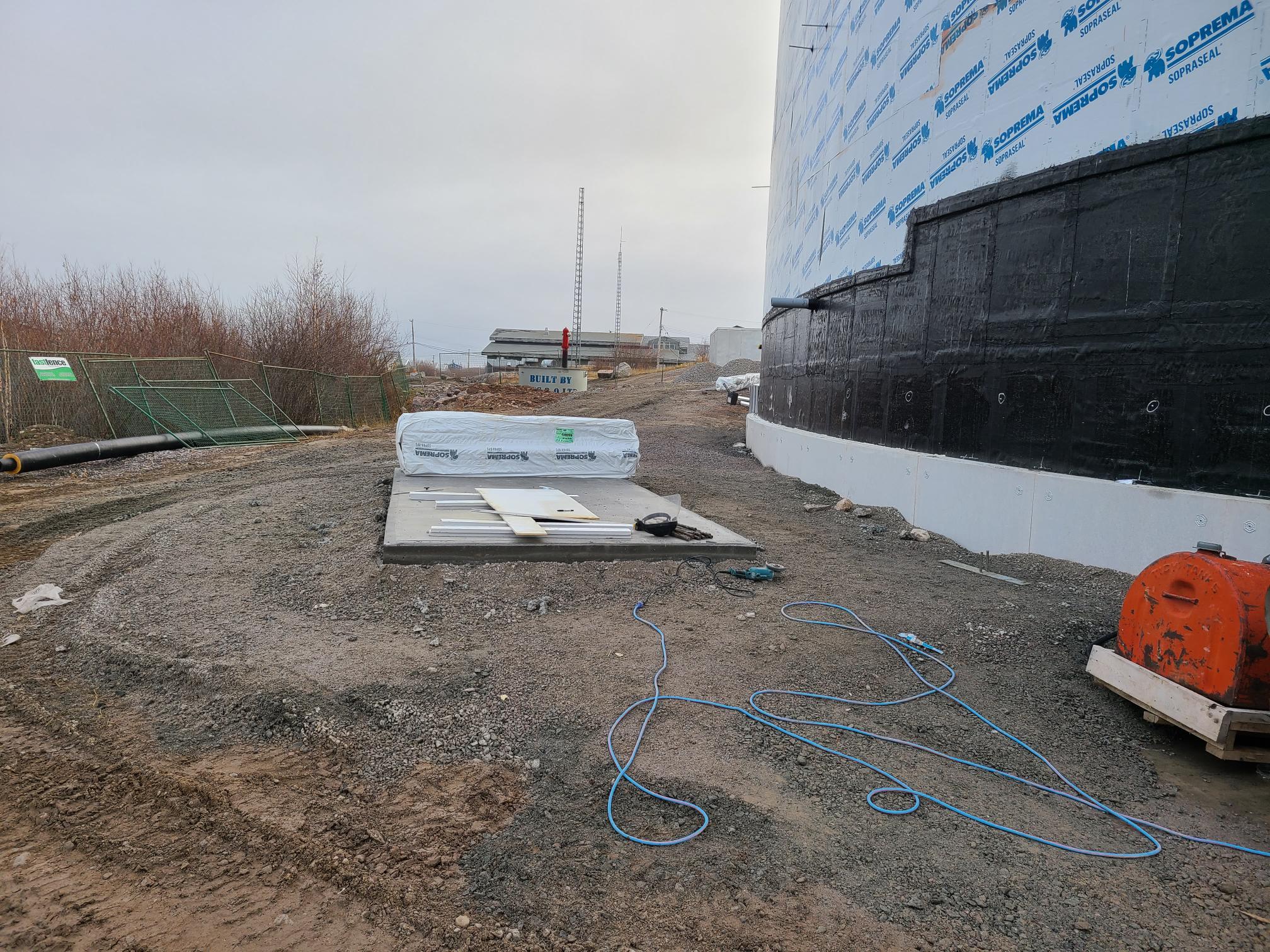 Photos of the Behchoko Culture Center Construction Site