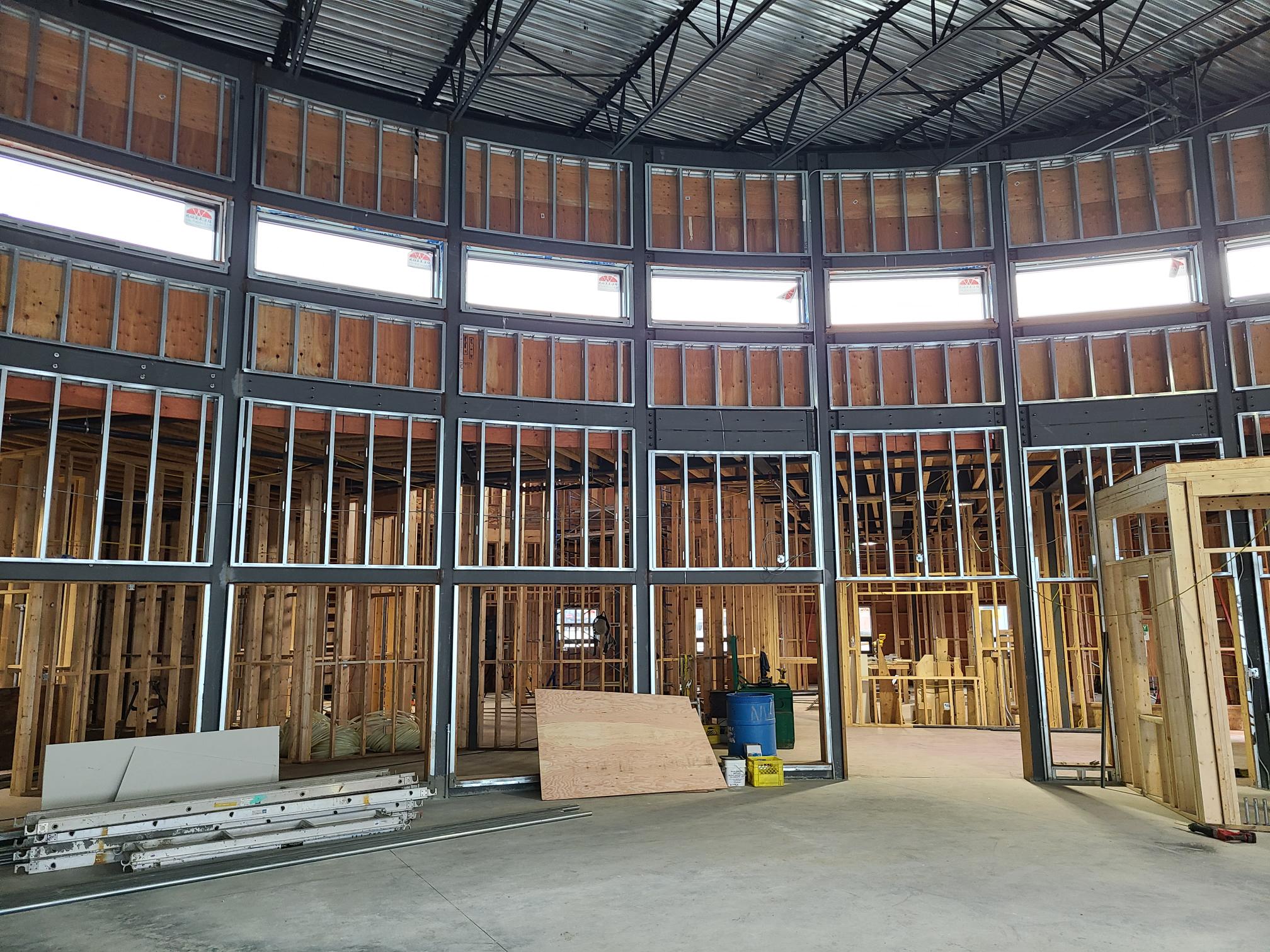 Photos of the Behchoko Culture Center Construction Site