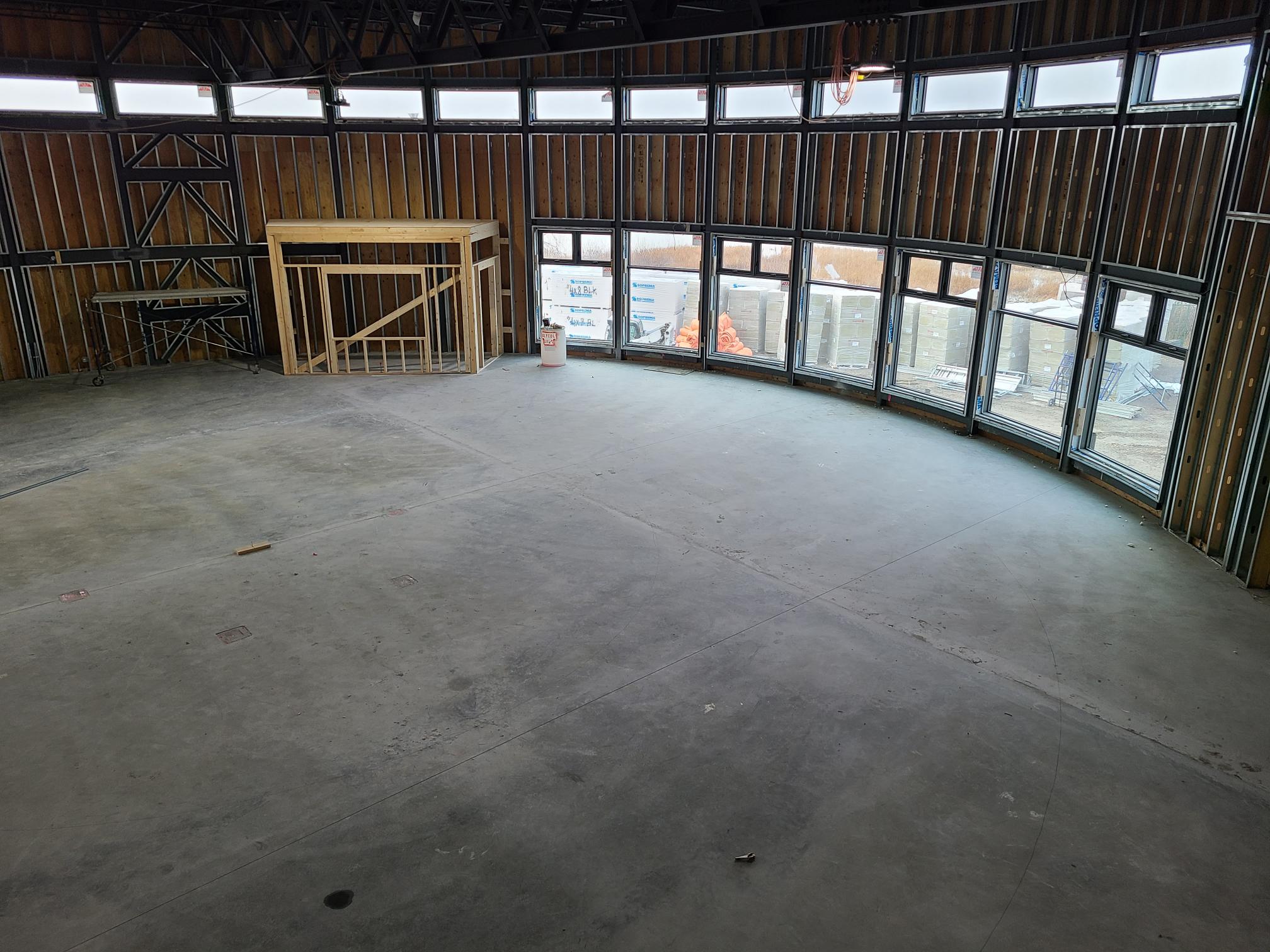 Photos of the Behchoko Culture Center Construction Site