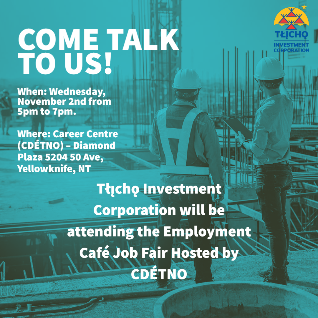 Poster featuring the Job fair information (posted in article)
