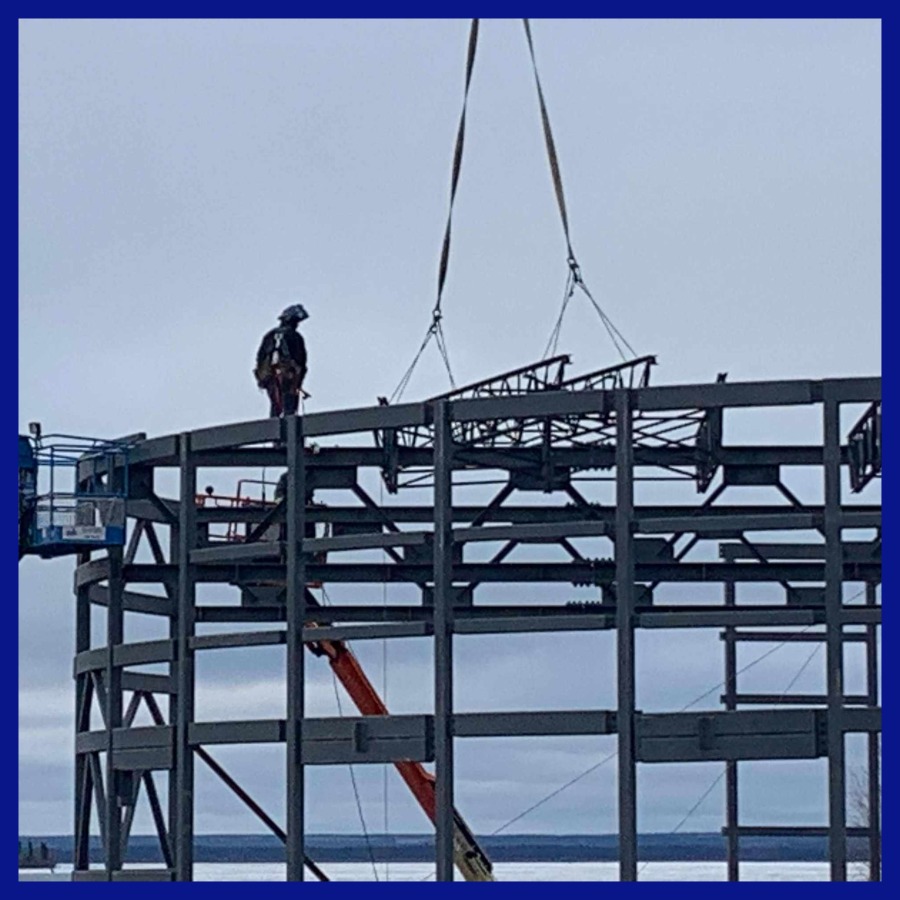 Photos of the Behchoko Culture Center Construction Site