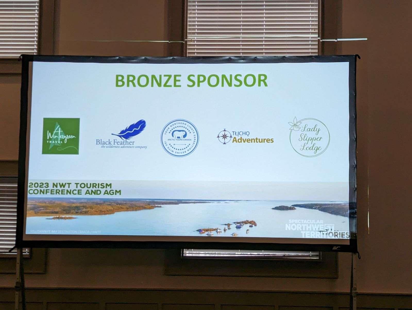 Photos of sponsor's at event.