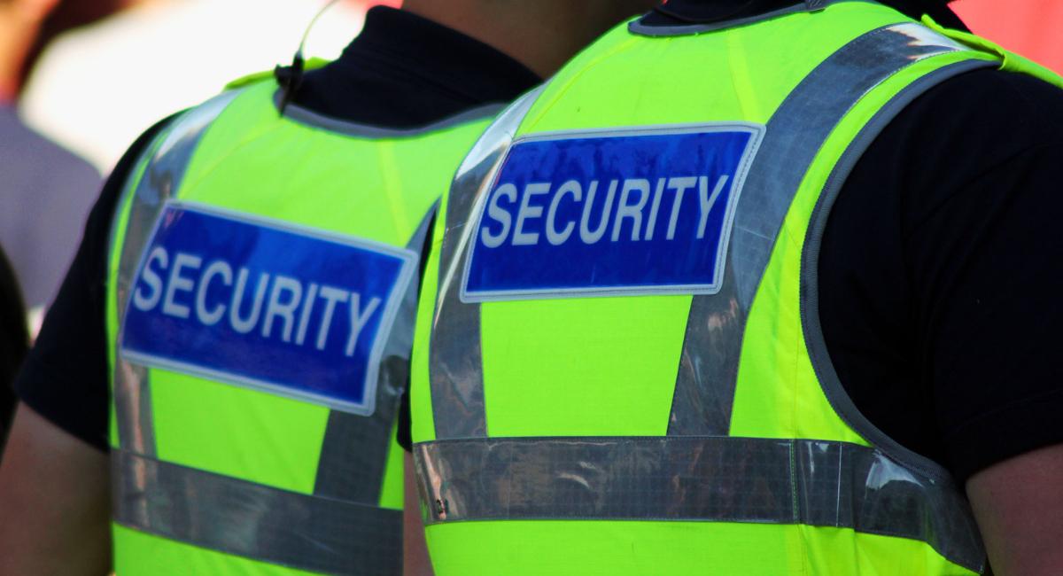 Stock Photo of Security Guards