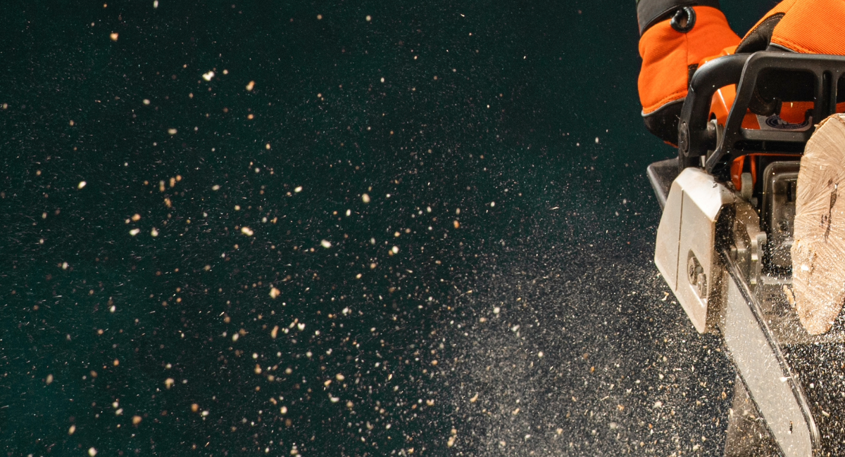 Stock Photo of Chainsaws