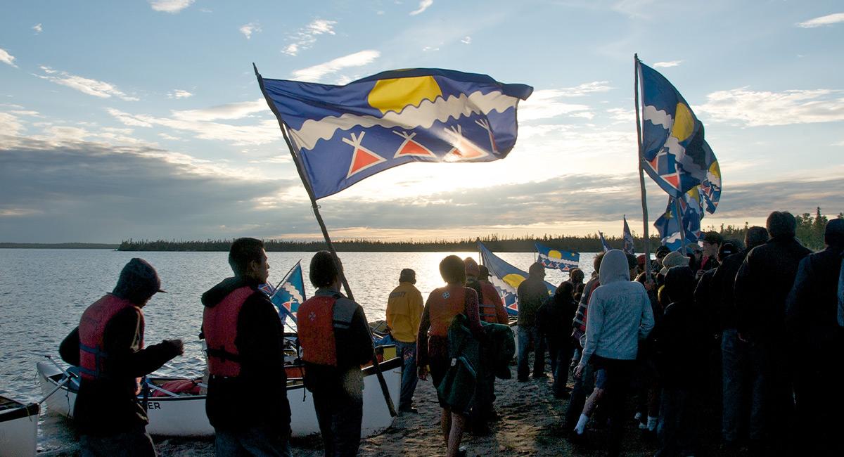 Tlicho & Canadian Flag